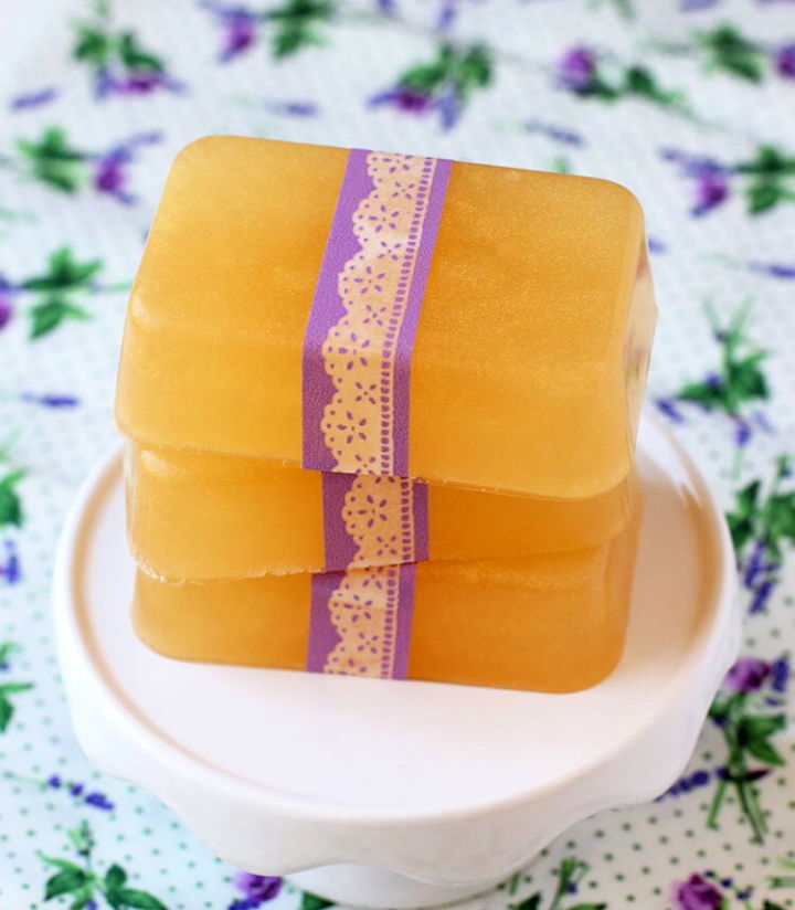 10 Minute Honey Lavender Soap Recipe