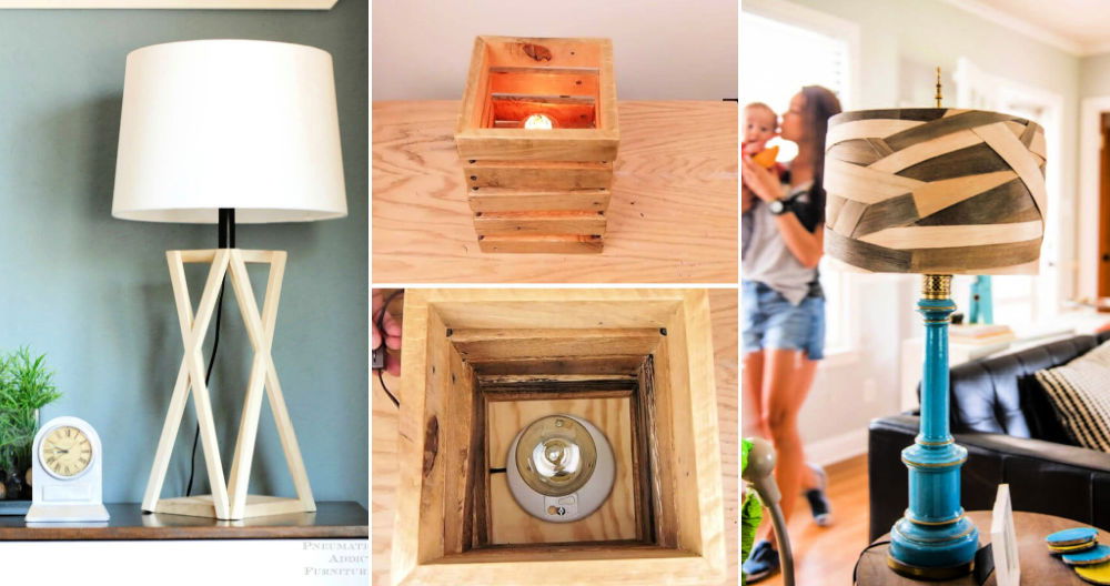 25 Easy DIY Wooden Lamp Ideas