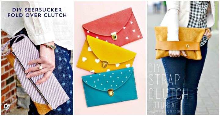 64 DIY Clutch Purse Ideas - DIY Fashion Projects, DIY Crafts, DIY Projects, DIY Clutches, DIY Purses, DIY Craft Ideas