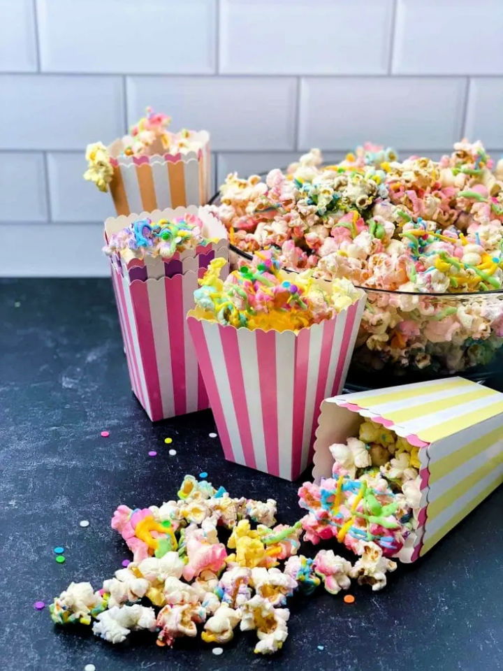 Colorful Unicorn Popcorn Recipe