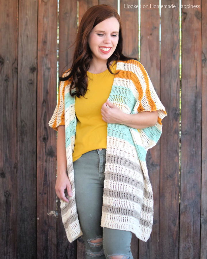 Crochet Bahama Mama Ruana Pattern