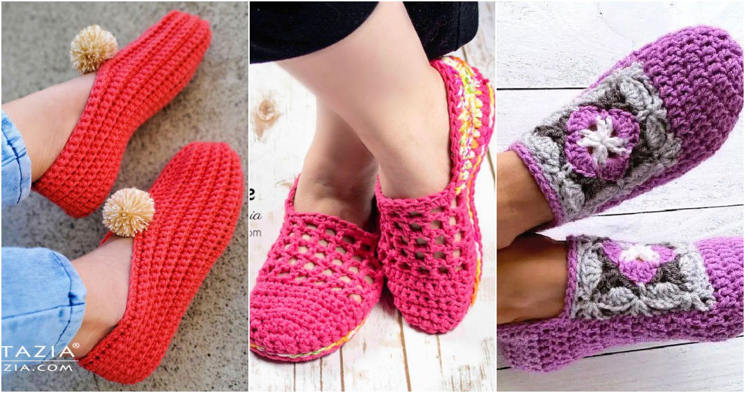 crochet slippers pattern