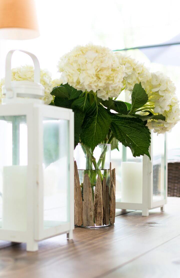 DIY Driftwood Wedding Centerpiece