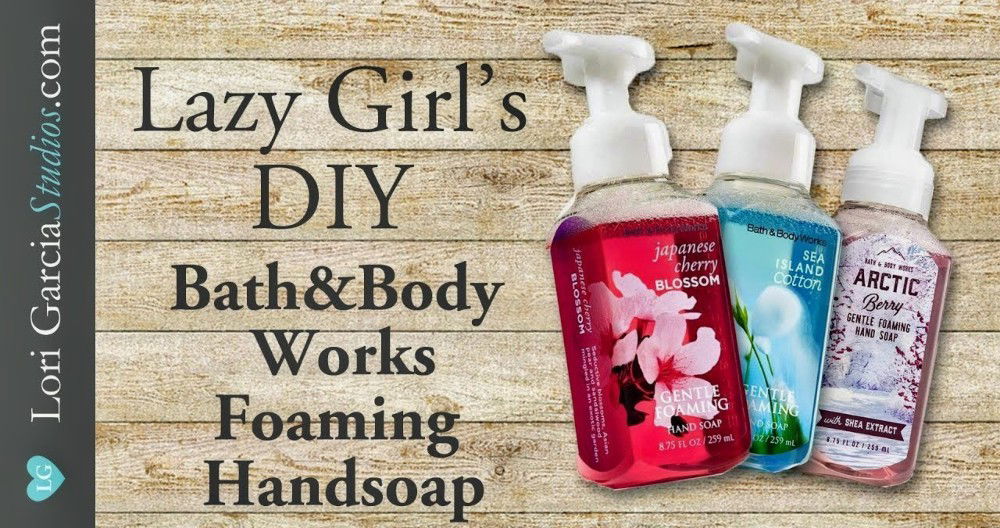 DIY foaming hand soap