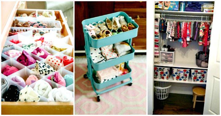 DIY Insanely Genius Ways to Organize Baby Clothes
