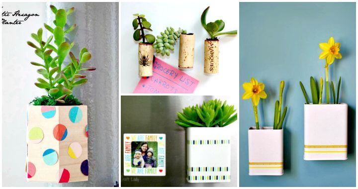 DIY Magnetic Planter Ideas - DIY Planter Ideas - DIY Garden Projects - DIY Crafts - DIY Projects