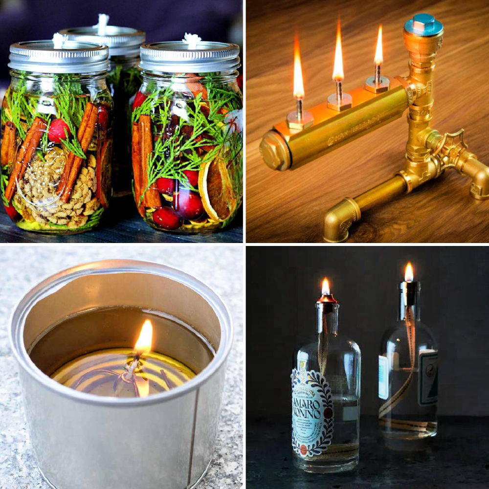 DIY oil lamp ideas