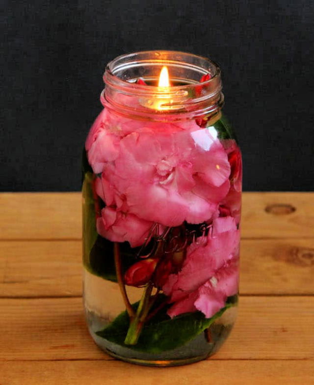 Easy DIY Magical Mason Jar Oil Lamp