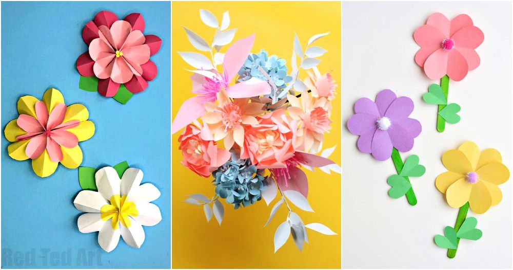 easy diy paper flowers to make (step by step)