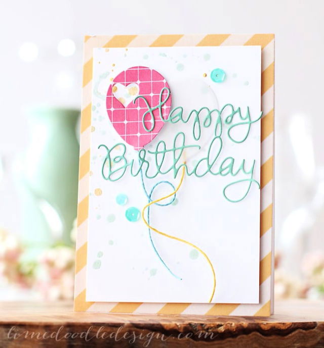 Making a Happy Birthday Card
