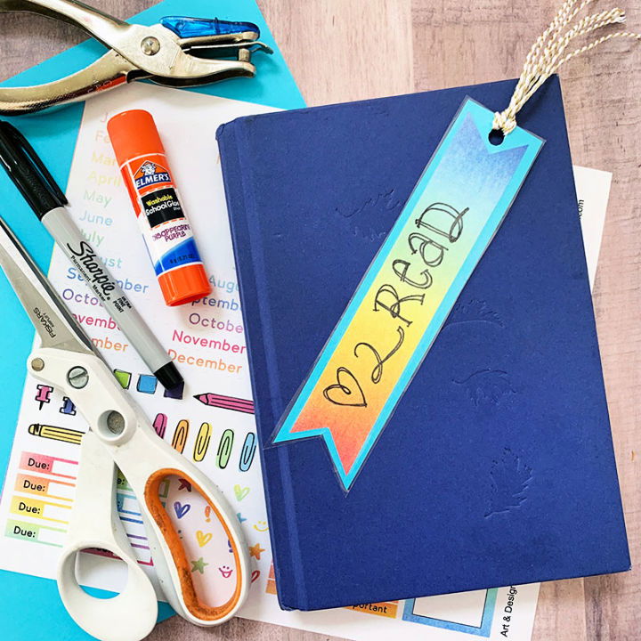 Homemade Rainbow Bookmark With Tassel