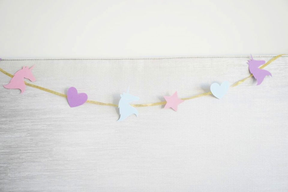 How to Make an Unicorn Garland