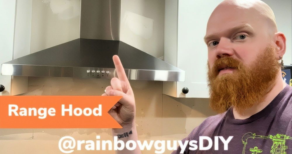 installing a range hood vent through ceiling