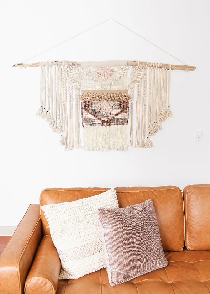 Large Driftwood Macrame Wall Hanging