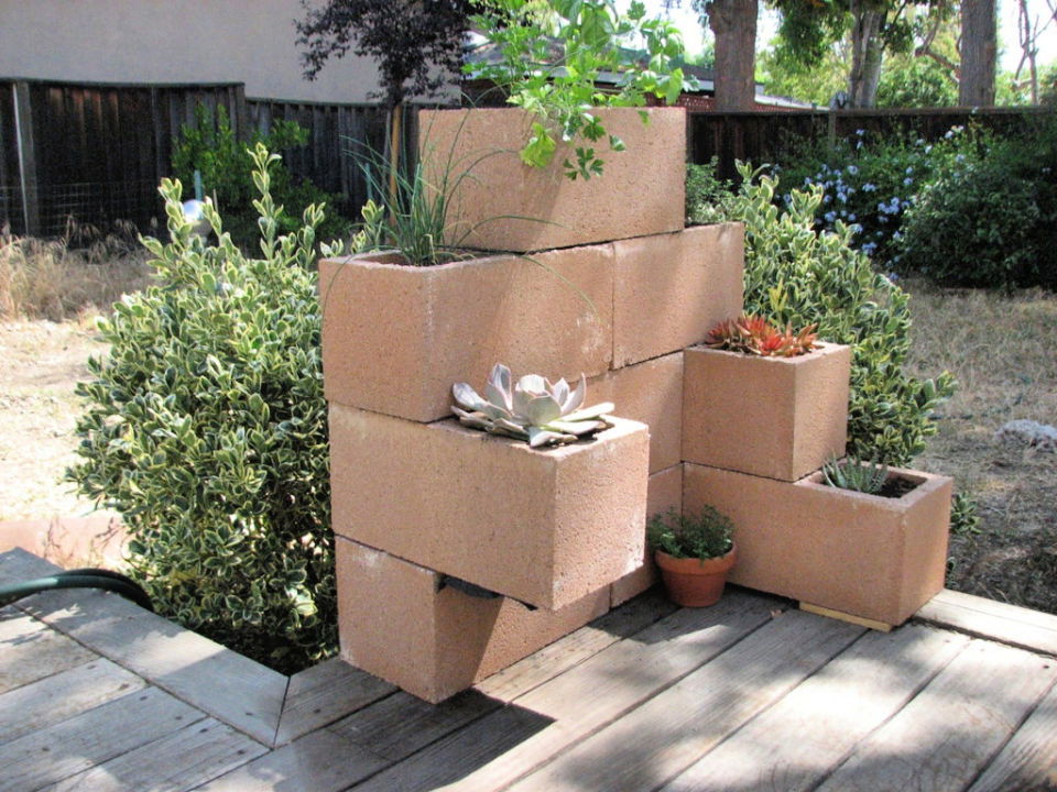 Make a Cinder Block Garden - Step by Step