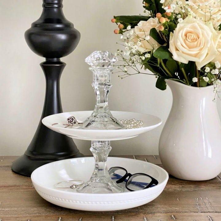 Make a Tiered Tray Jewelry Stand