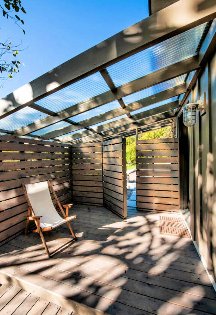 Modern Industrial Entry Courtyard