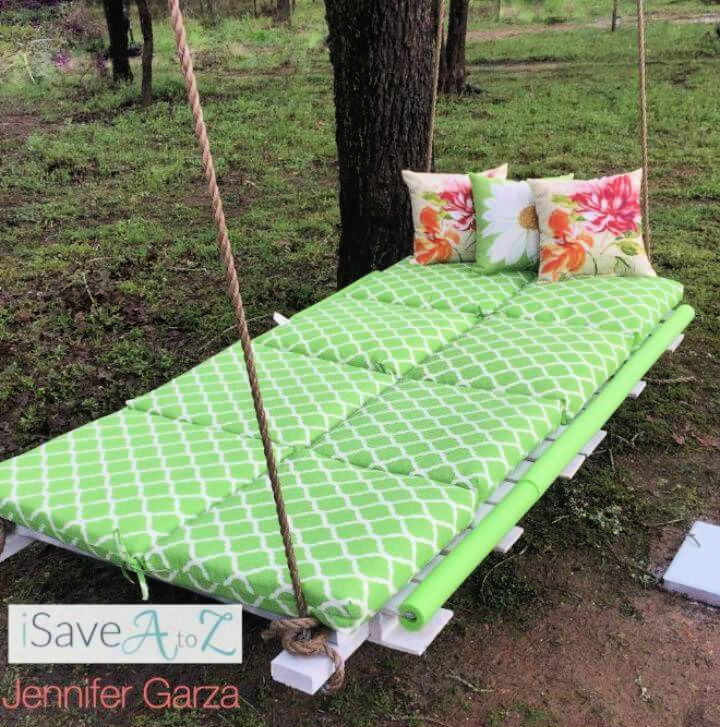 Pallet Board Bed Swing