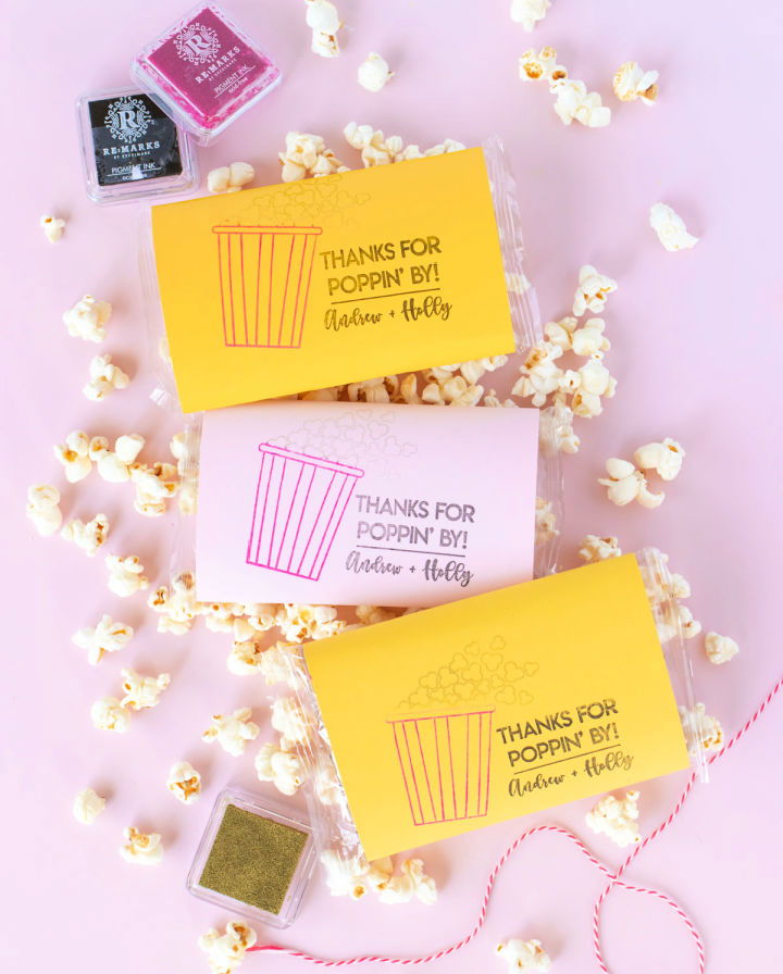 Making a Popcorn Favor for Wedding