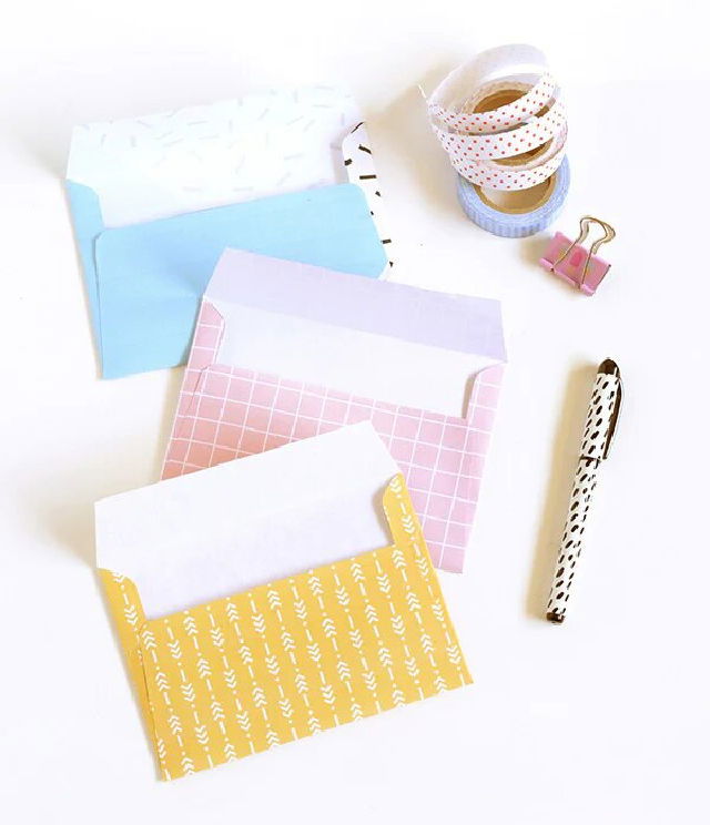 Free Printable Patterned Envelope