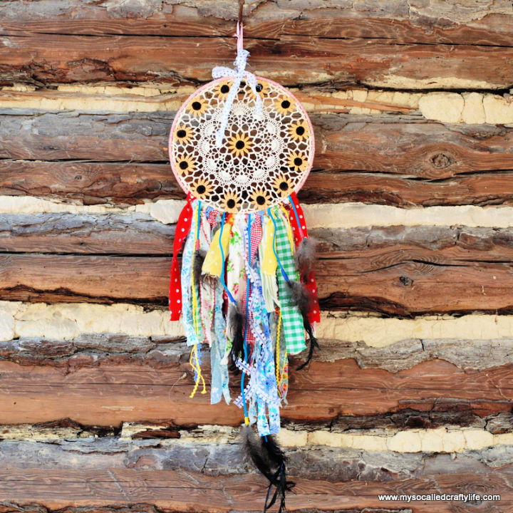 Shabby Vintage Doily Dream Catcher