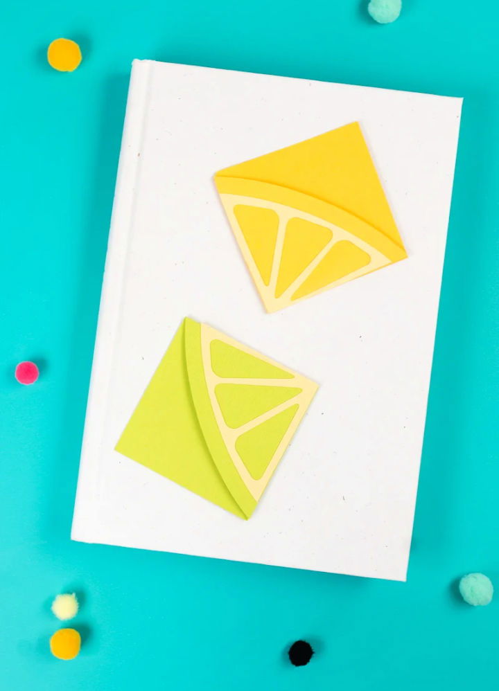 Simple DIY Fruit Bookmarks