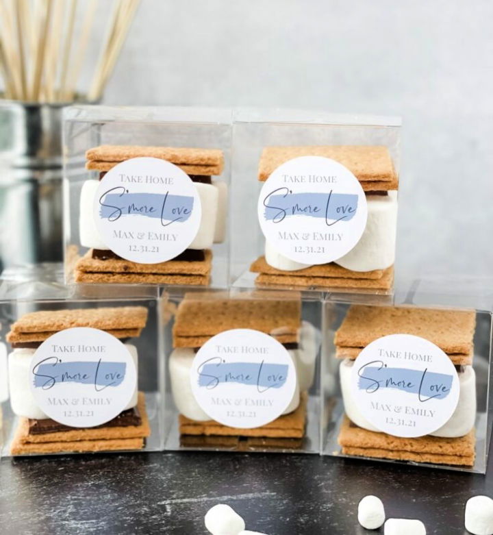 Make a S'mores Wedding Favor